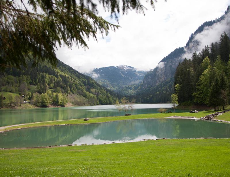 Dopp i Lac Montriond