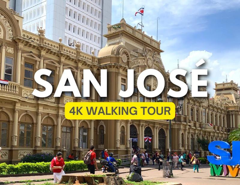 walkning tour of San José