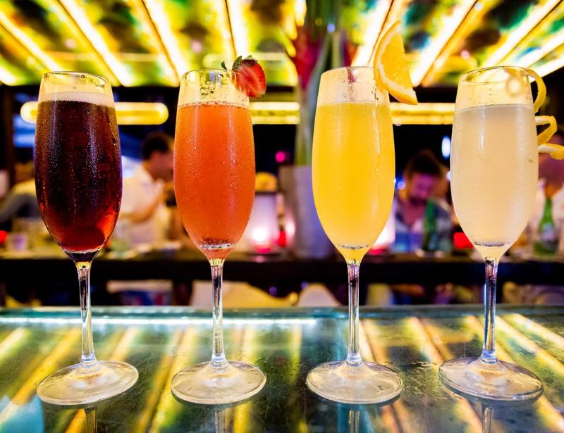 Champagnedrinkar på Red Carpet Champagne