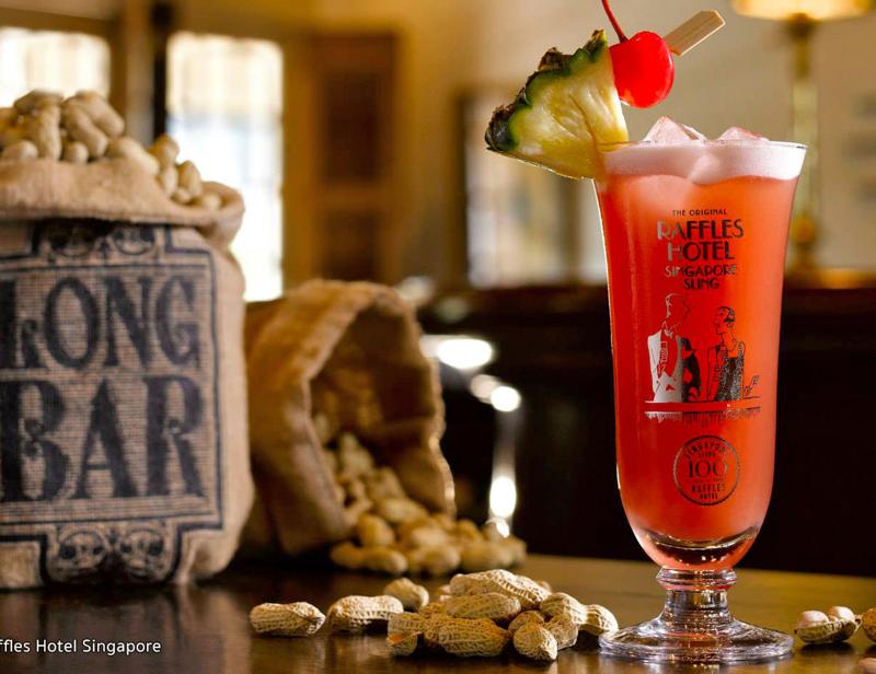 Singapore Sling på Raffles Hotel