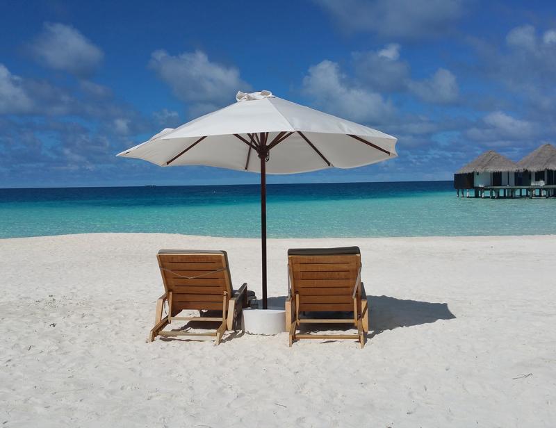 Picknick på stranden