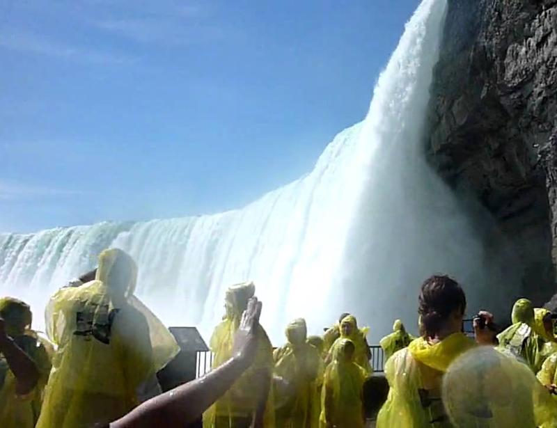 Journey behind the falls
