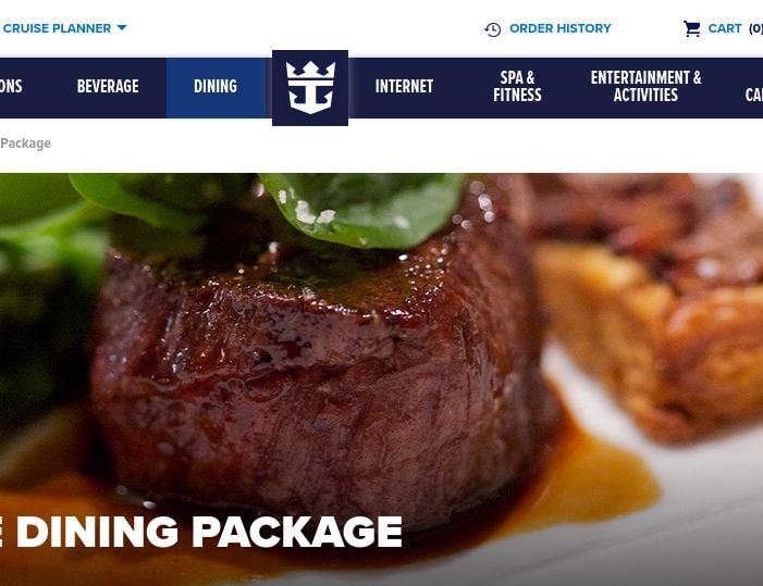 Restaurang paket på båten