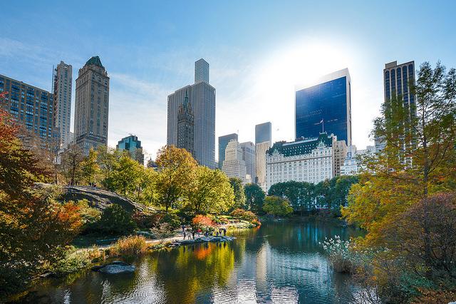 Första lunchen på Manhattan