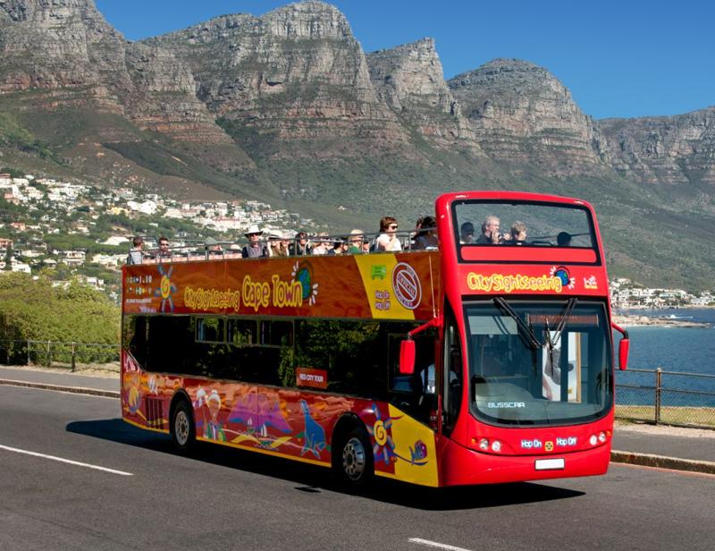 Hop on Hop off buss i Kapstaden