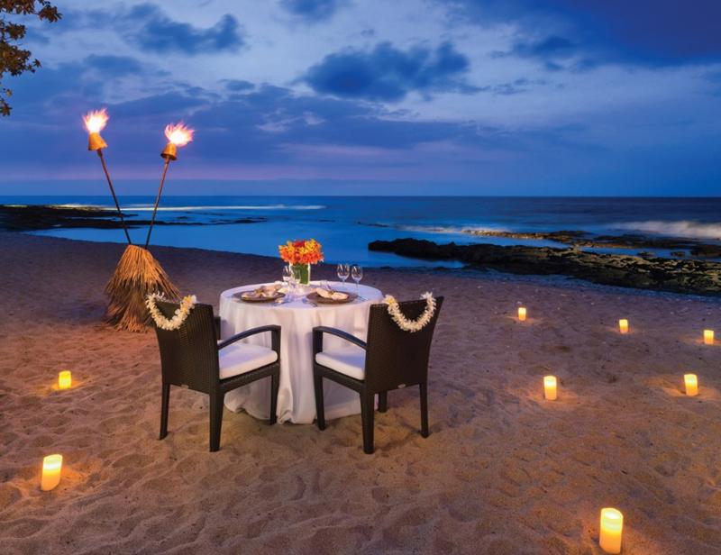 Middag på stranden x 2