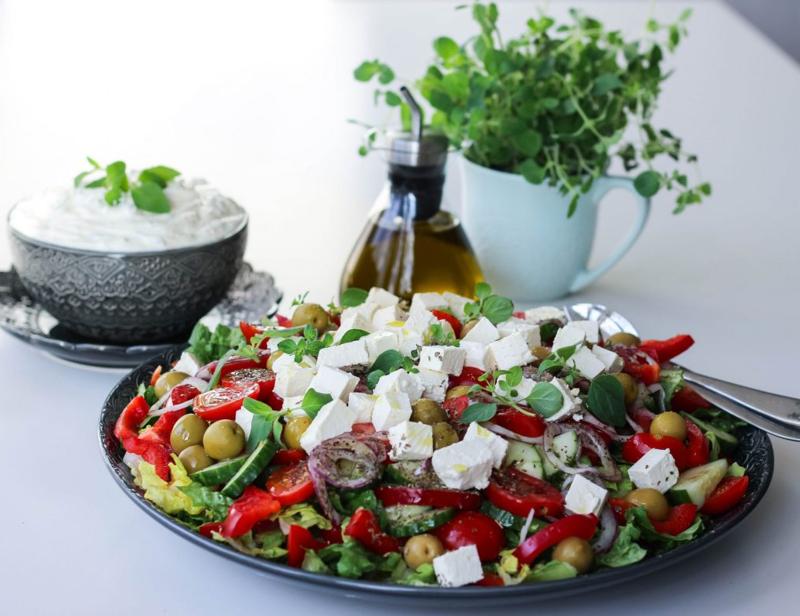 Grekisk sallad till alla luncher