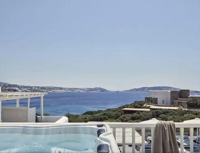 Honeymoon suite på Mykonos Princess Hotel