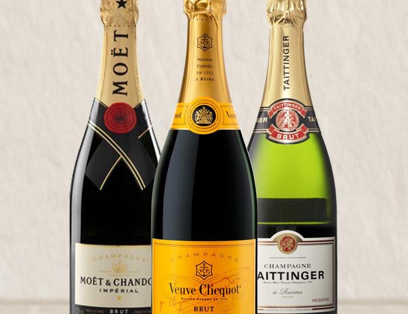 Champagne på flyget