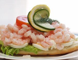 Räkmacka på flygplasen