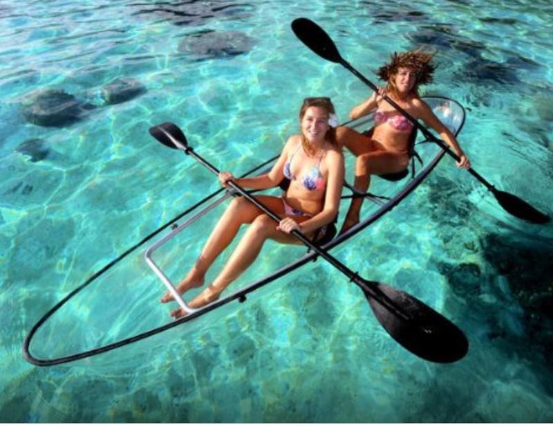 Gjennomsiktig kajakk