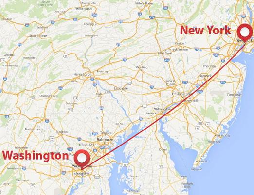 Washington, D.C. Dagsutflykt från New York