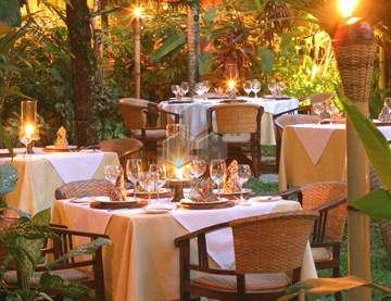 En romantisk middag på Bridges i Ubud