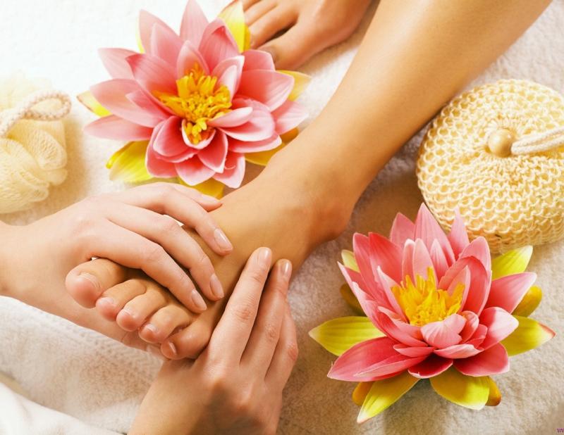 Massage för trötta fötter
