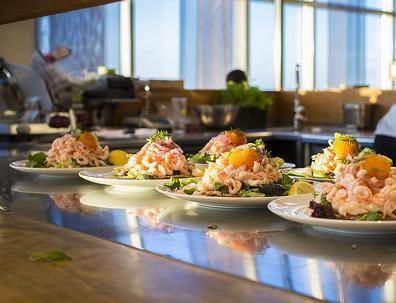 Räkmacka på Arlanda