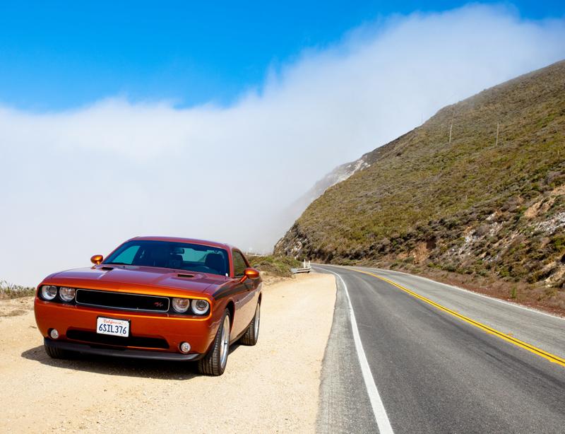 Hyrbil på Highway 1