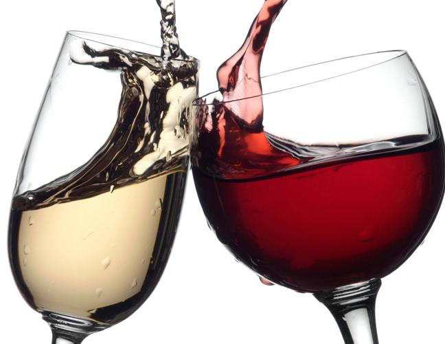 Ett glas vin på flygplatsen