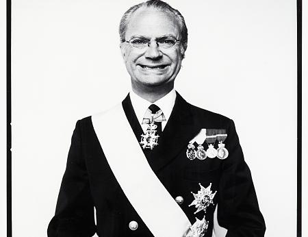 A piece of art, The royal king of Sweden, Hans Gedda