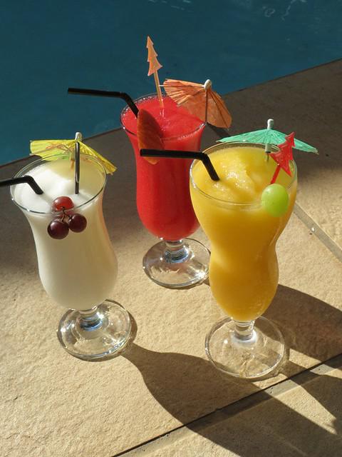 Drinkar på stranden