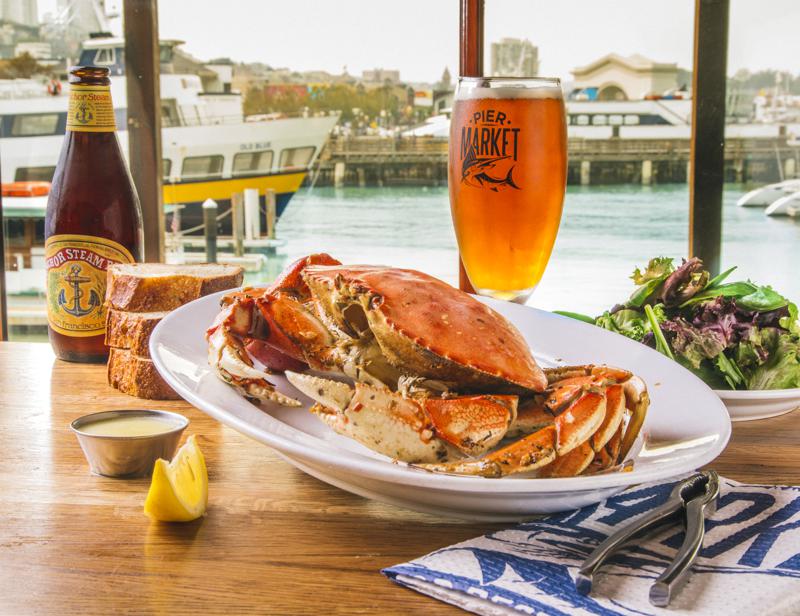 Lunch: Dungeness Crab & Öl