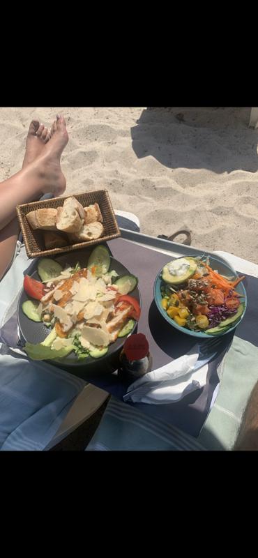 Lunch på stranden