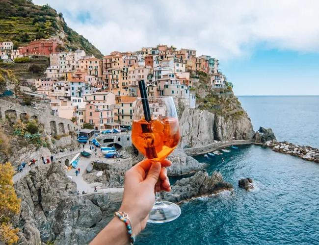 Drinkar på stranden