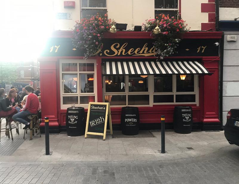 Beef & Guiness pie at Sheehan’s Pub