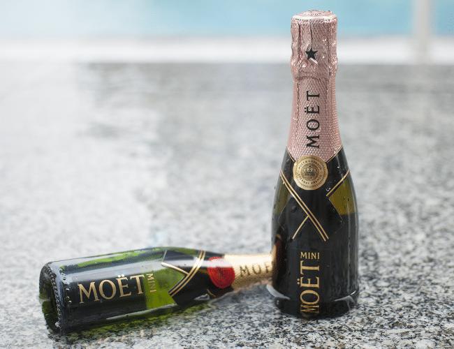 Champagne på flyget